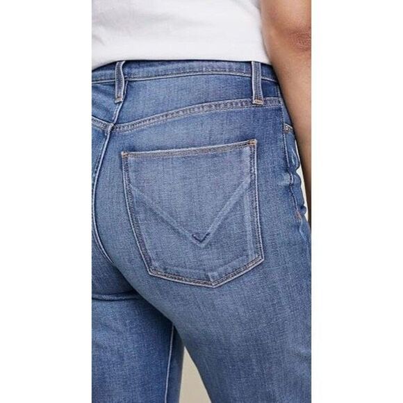 HUDSON - 🎉HP🎉 NWT L Sz 28 - Zoeey Straight-Leg Double Cropped Jean -Social Grace - Picture 11 of 16